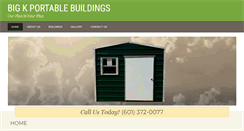 Desktop Screenshot of bigkportablebuildings.com